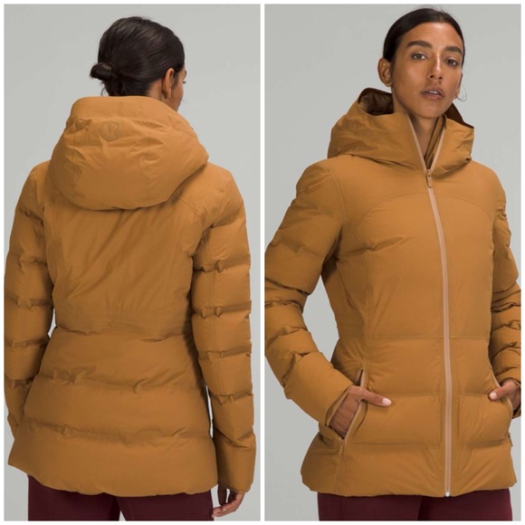 Lululemon sleet street jacket bold beige